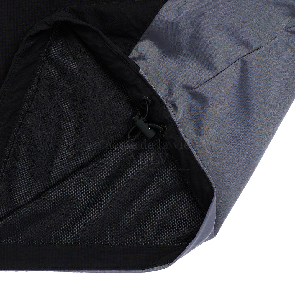 ADLV - Contrast Woven Setup Long Sleeve Black Shirt