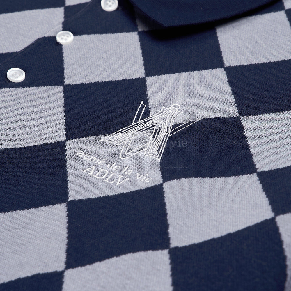 ADLV - Argyle Pattern Pique Shirt