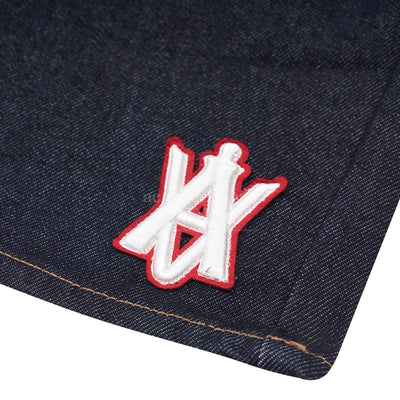 ADLV x Lisa - A Logo Emblem Patch Denim Short Pants