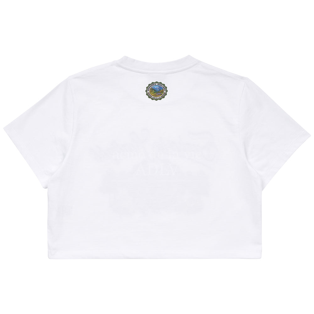 ADLV x Lisa - Greenery Artwork Crop Top Short Sleeve T-Shirt