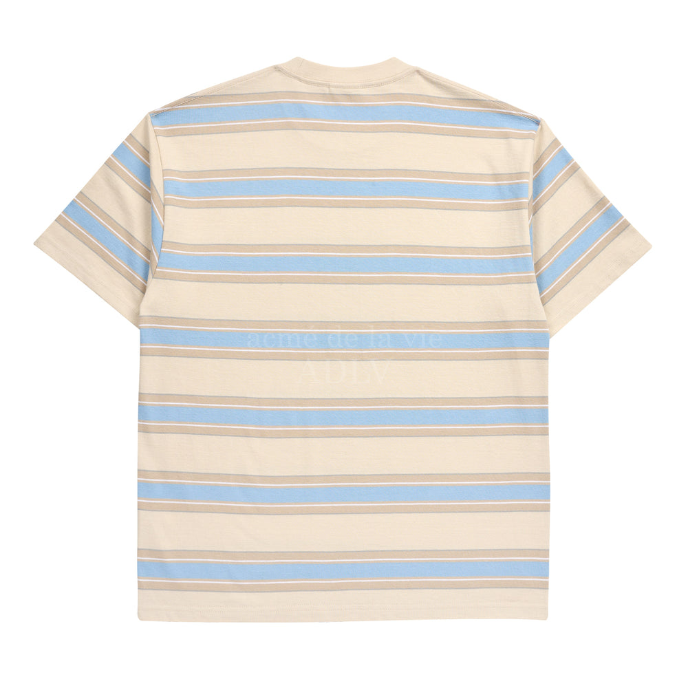 ADLV - Script Logo Stripe Short Sleeve T-Shirt