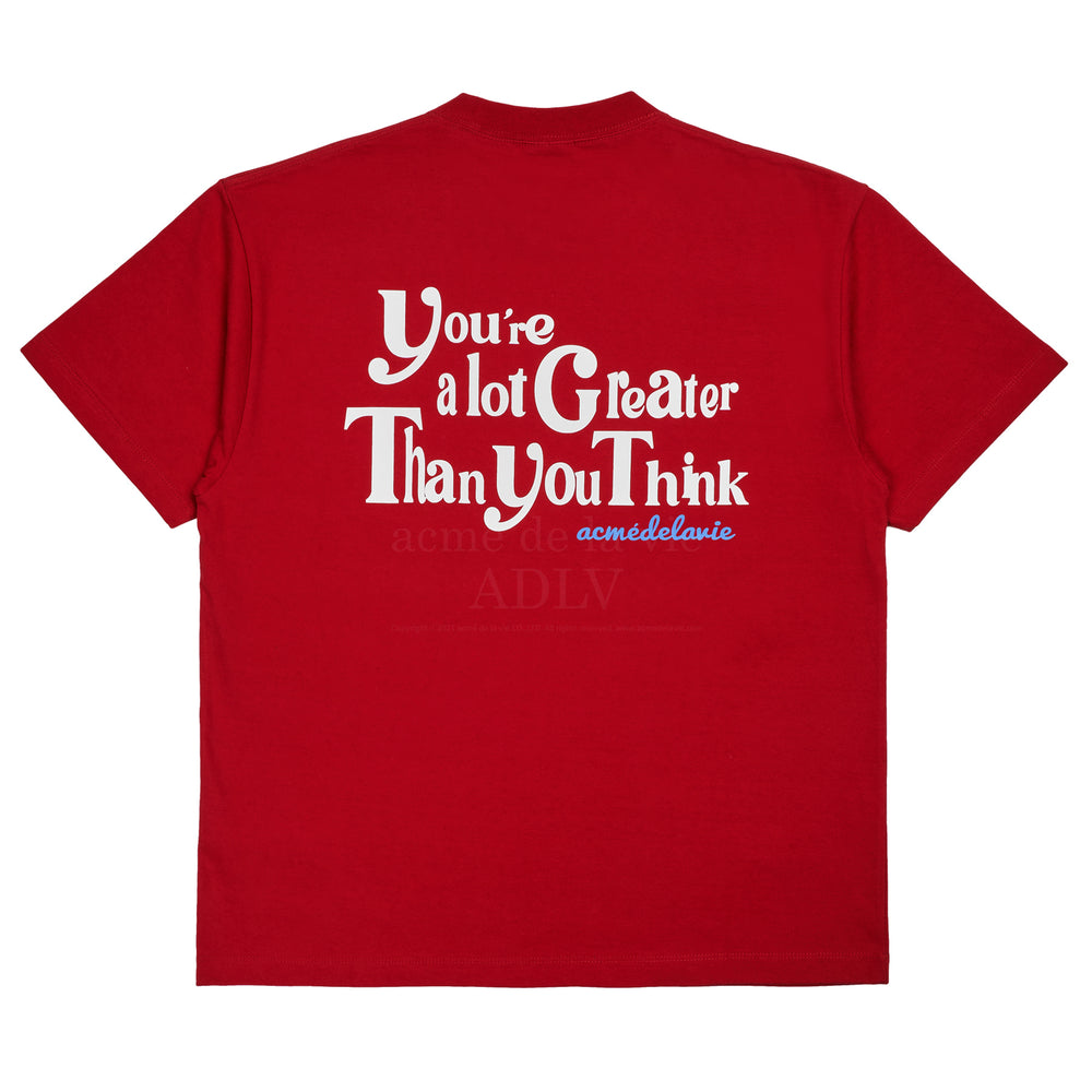 ADLV - Vintage Slogan Short Sleeve T-Shirt
