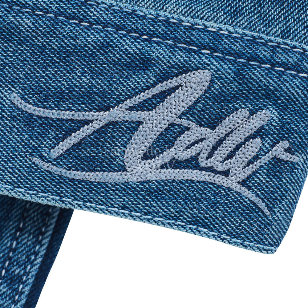 ADLV - Logo Recycle Cotton Denim Shirt Jacket