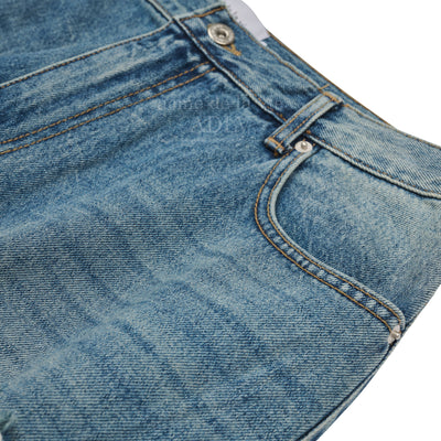 ADLV x Lisa - Damage Washing Wide Denim Pants
