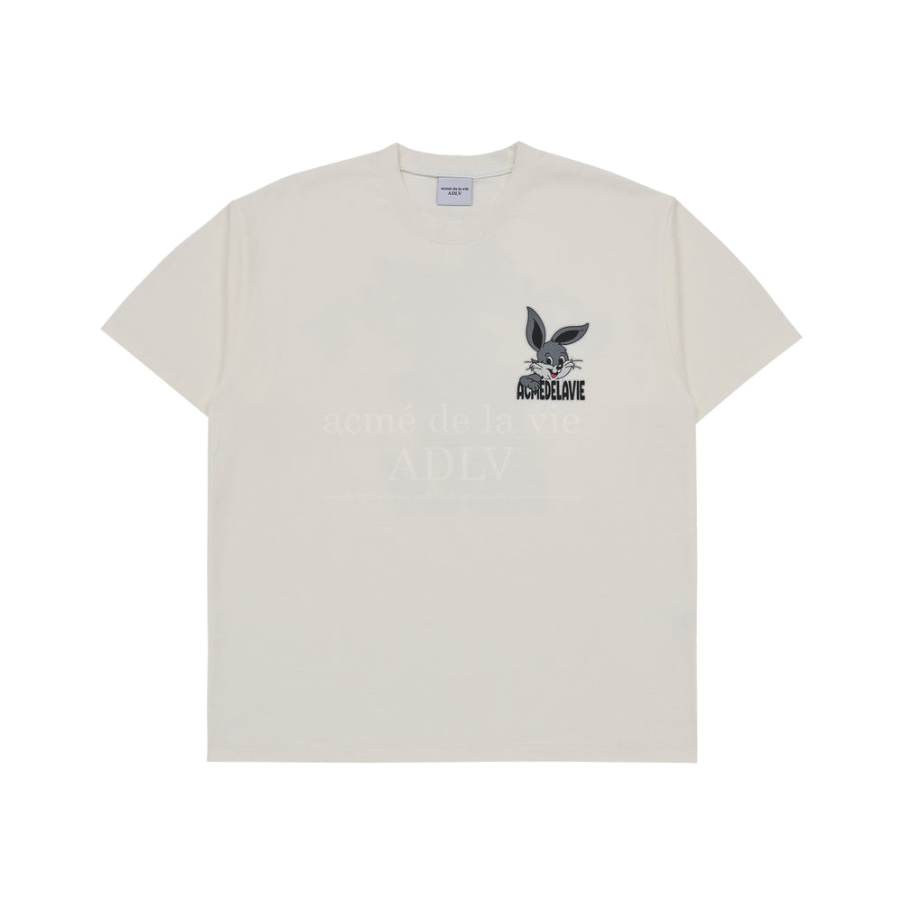 ADLV - Cartoon Rabbit Short Sleeve T-Shirt