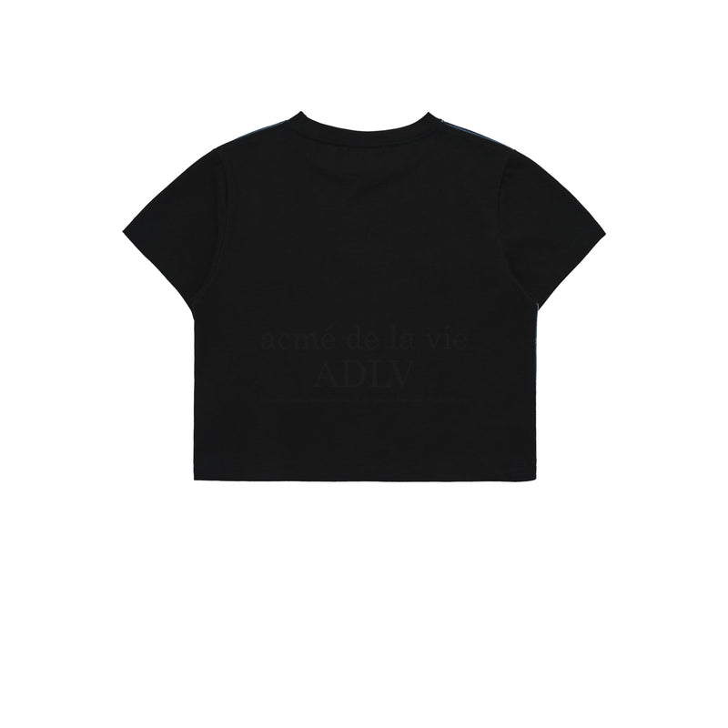 ADLV x Lisa - Ocean Artwork Crop Short Sleeve T-Shirt