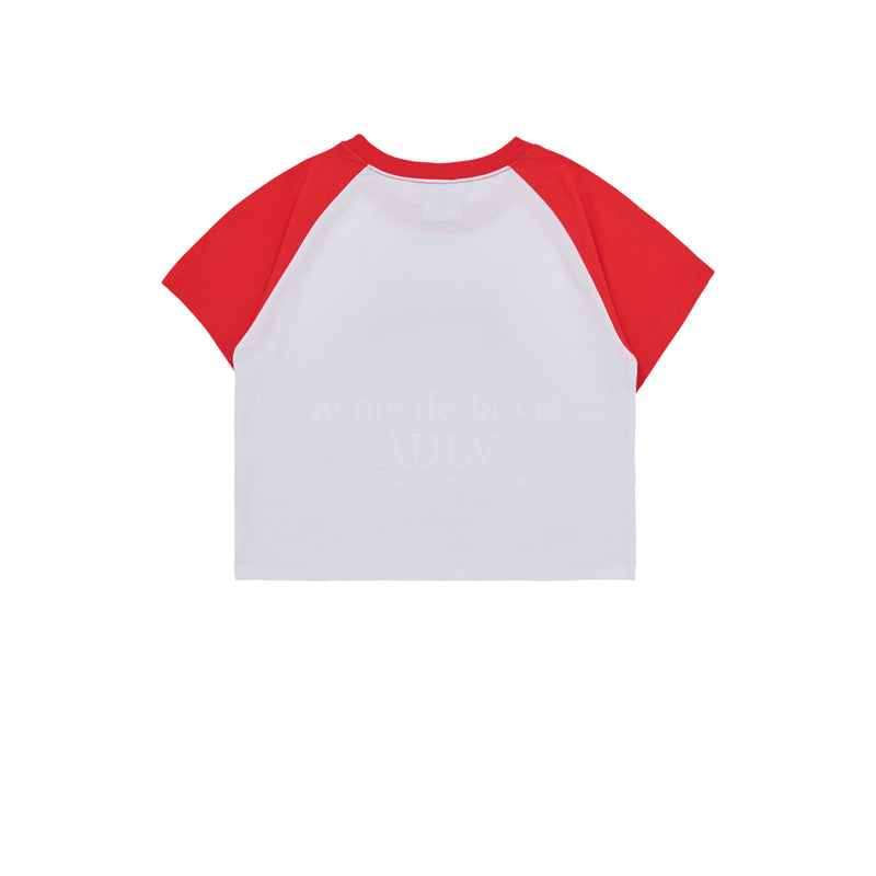 ADLV x Lisa - Twinkle Script Crop Short Sleeve T-Shirt