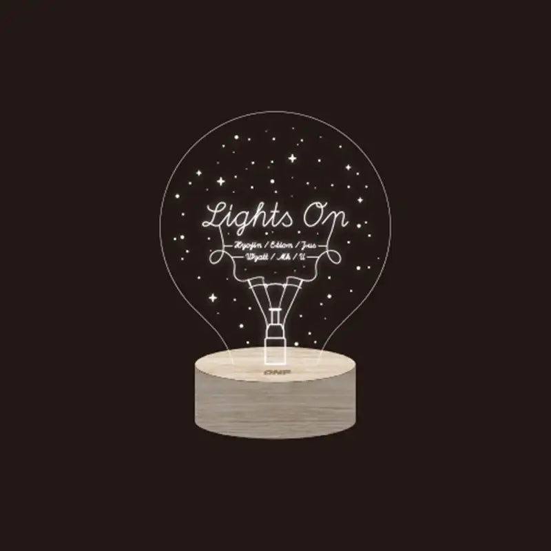 ONF - GO LIVE ON STAGE Acrylic Mood Light - ONF - Home & Living, Accessories - Harumio