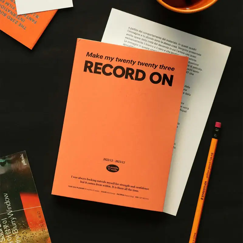 ICONIC - 2023 Record-On Weekly Diary B6 - ICONIC - Diary - Harumio