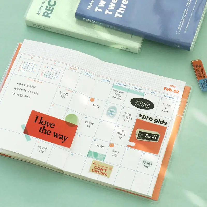 ICONIC - 2023 Record-On Weekly Diary B6 - ICONIC - Diary - Harumio