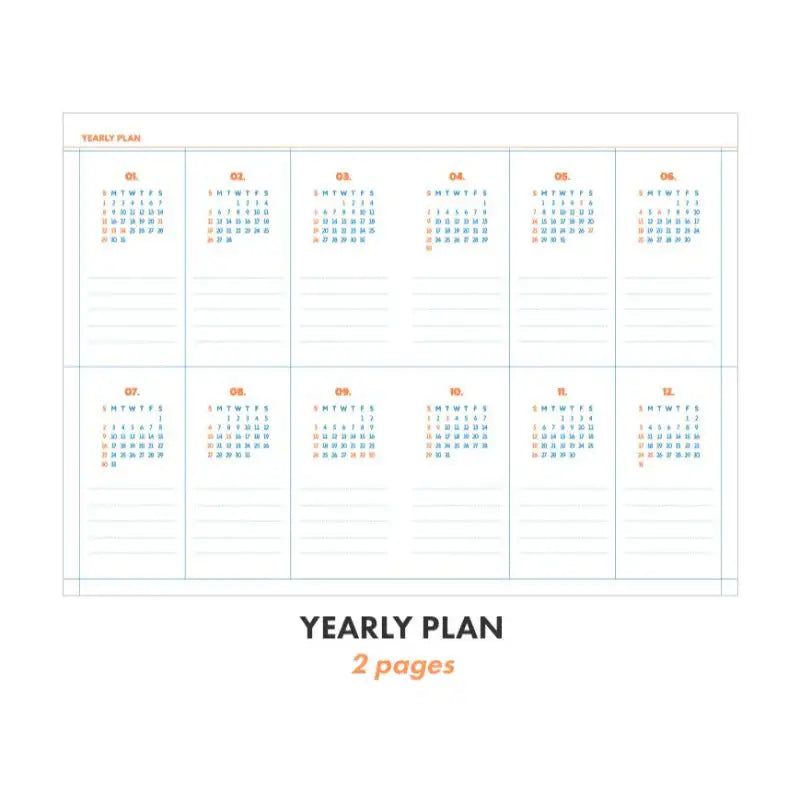 ICONIC - 2023 Record-On Weekly Diary B6 - ICONIC - Diary - Harumio