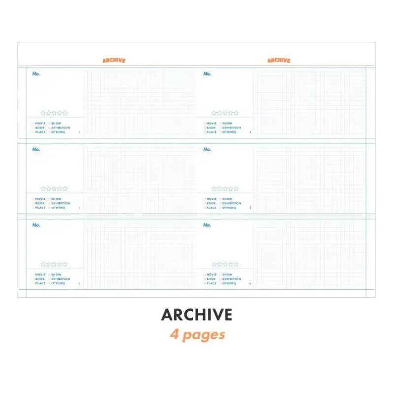 ICONIC - 2023 Record-On Weekly Diary B6 - ICONIC - Diary - Harumio