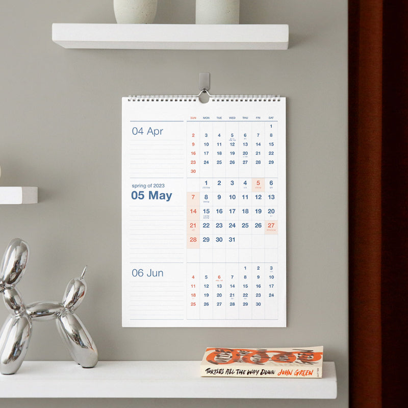 ICONIC - 2023 Flow 3-Month Wall Calendar