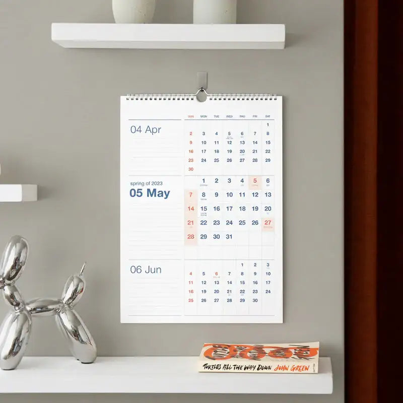 ICONIC - 2023 Flow 3-Month Wall Calendar - ICONIC - Calendars - Harumio