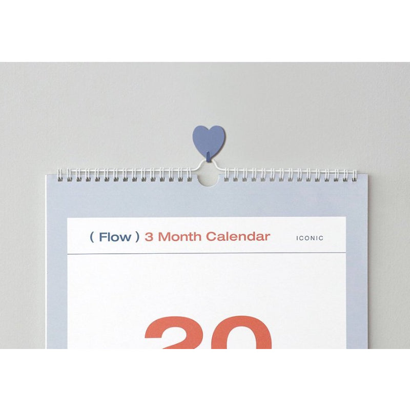 ICONIC - 2023 Flow 3-Month Wall Calendar
