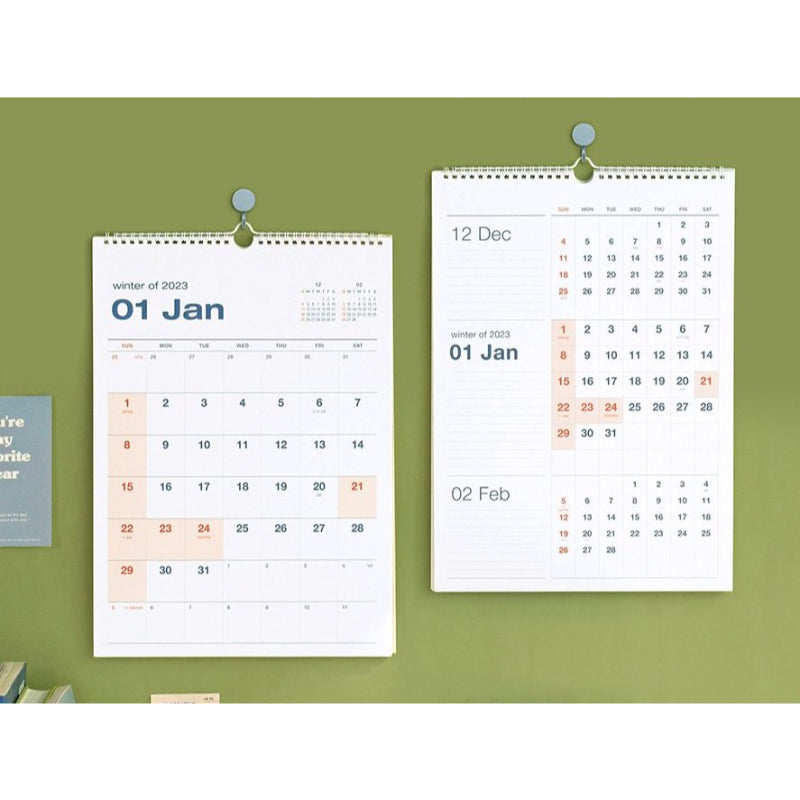 ICONIC - 2023 Flow 3-Month Wall Calendar