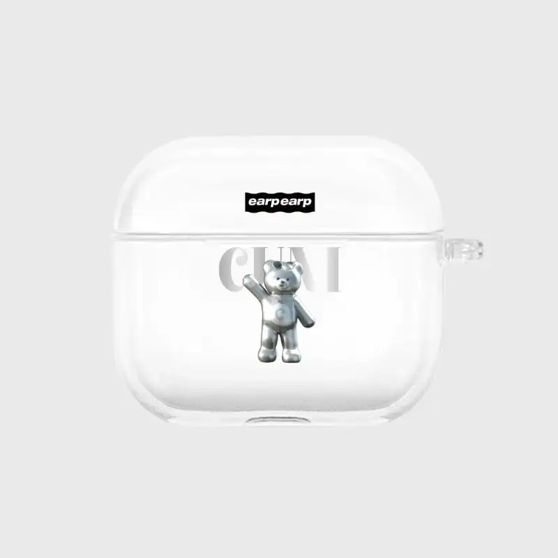 Earpearp x Pengsoo - Steel Cuni AirPods Clear Hard Case - Earpearp x Pengsoo - AirPods Case - Harumio
