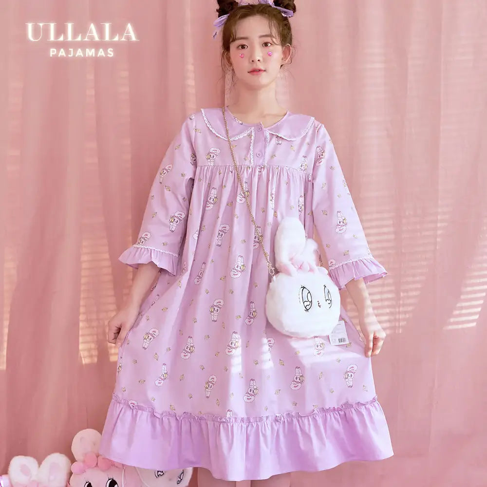 Esther Bunny x Ullala - Sweet Bunny Dress Pajamas - Esther Bunny x Ullala - Clothing - Harumio