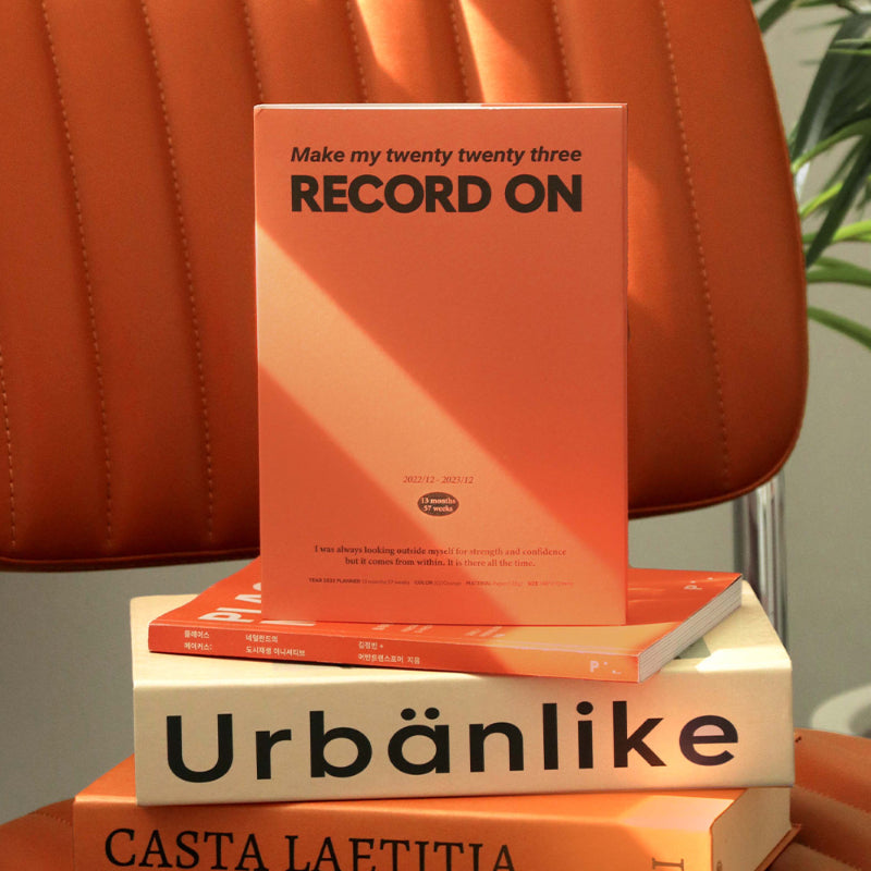 ICONIC - 2023 Record-On Plan Weekly Diary A5
