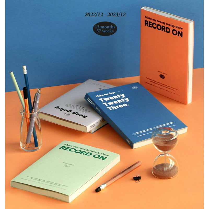 ICONIC - 2023 Record-On Plan Weekly Diary A5
