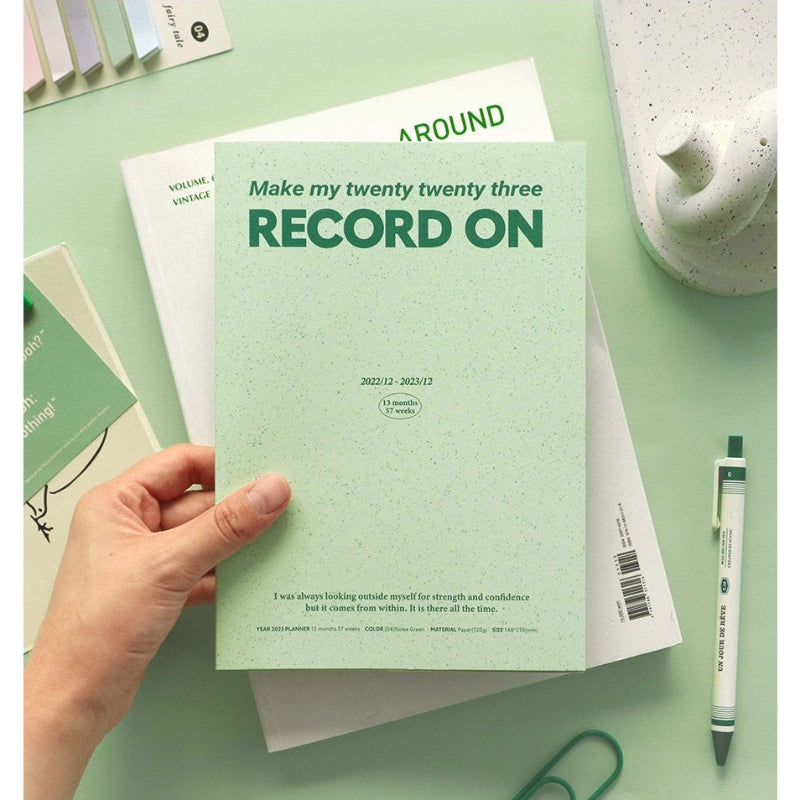 ICONIC - 2023 Record-On Plan Weekly Diary A5