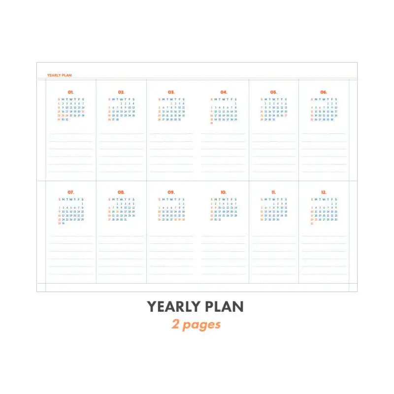 ICONIC - 2023 Record-On Plan Weekly Diary A5 - ICONIC - Diary - Harumio