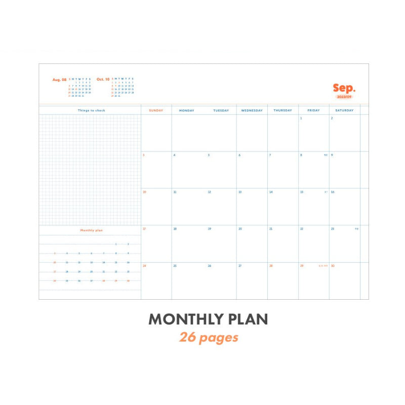 ICONIC - 2023 Record-On Plan Weekly Diary A5