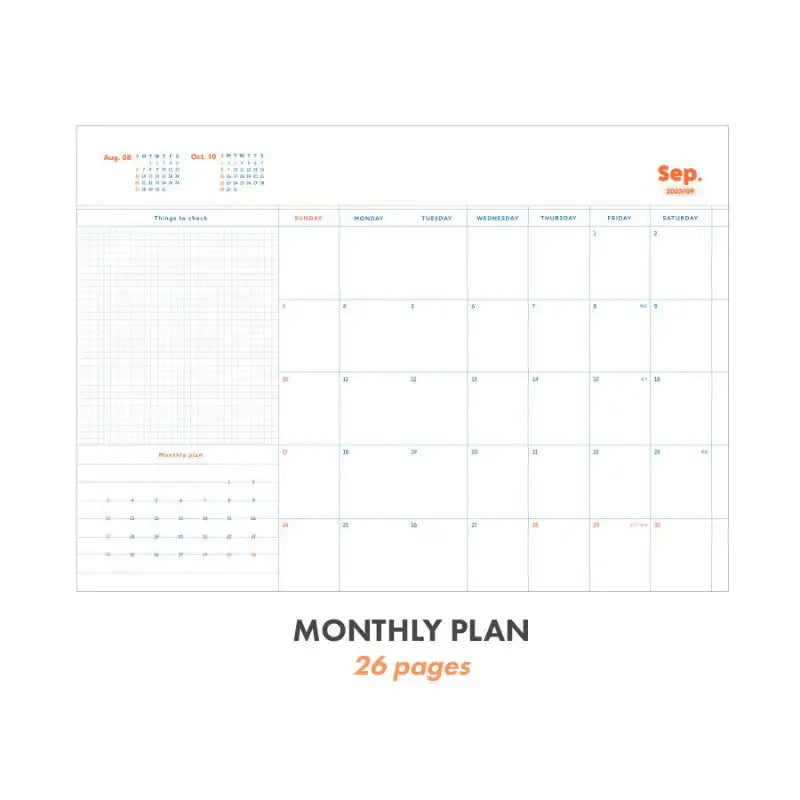 ICONIC - 2023 Record-On Plan Weekly Diary A5 - ICONIC - Diary - Harumio