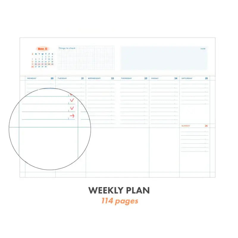 ICONIC - 2023 Record-On Plan Weekly Diary A5 - ICONIC - Diary - Harumio