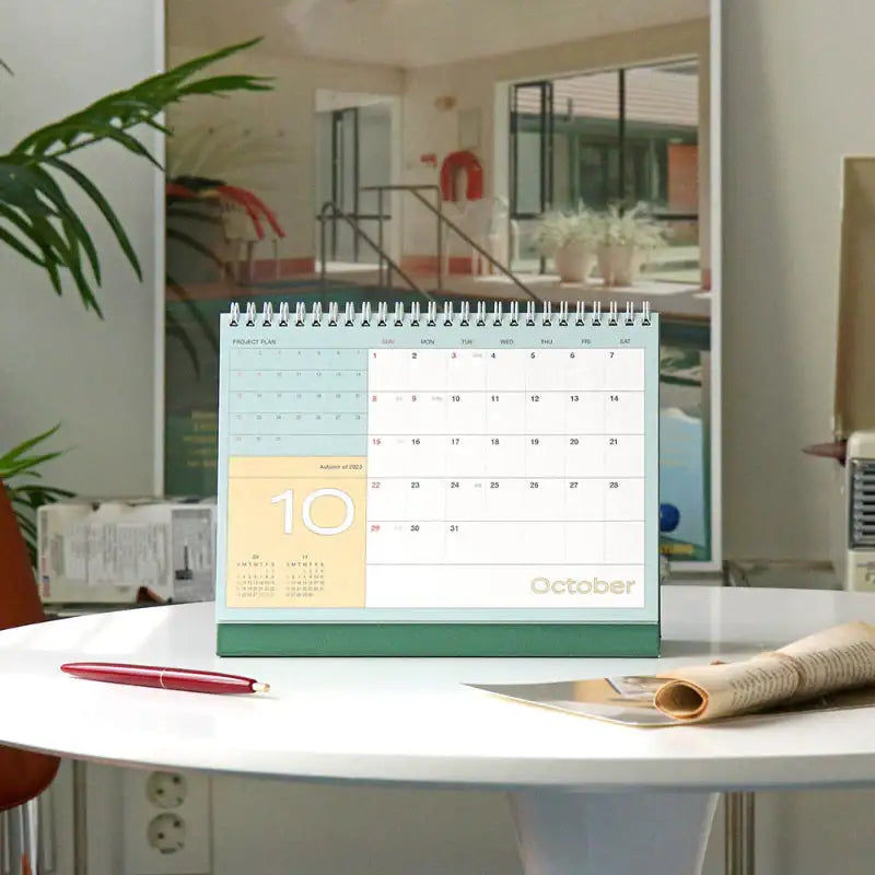ICONIC - 2023 Monthly Guide Desk Calendar - ICONIC - Calendar - Harumio