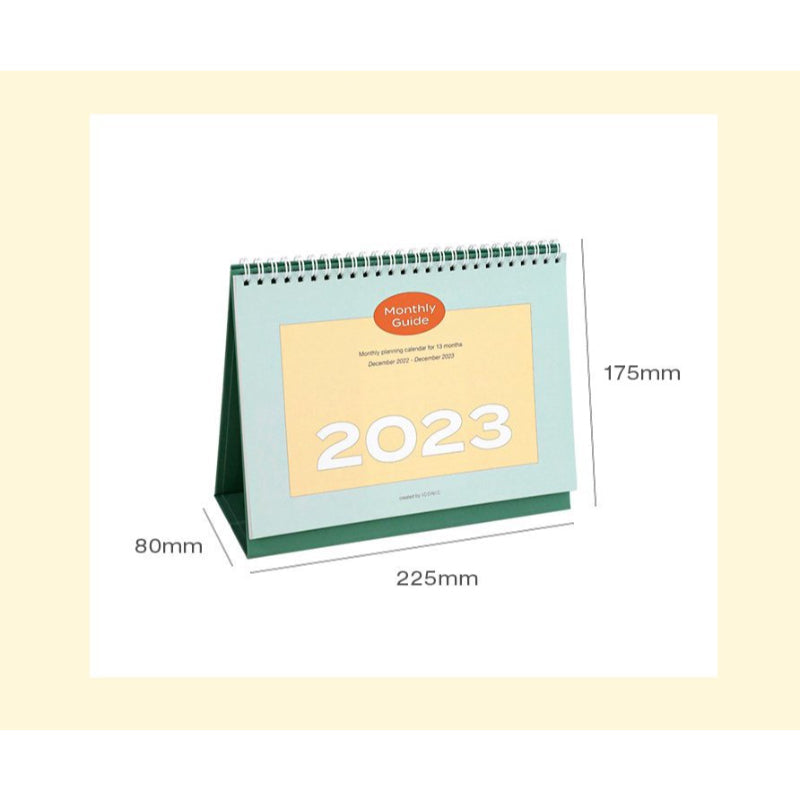 ICONIC - 2023 Monthly Guide Desk Calendar