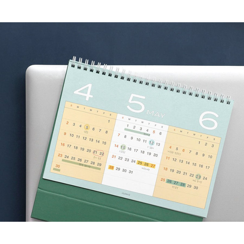 ICONIC - 2023 Monthly Guide Desk Calendar