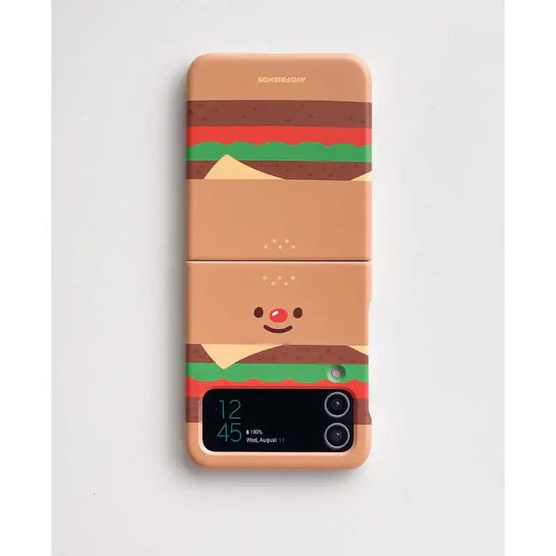 Avofriends - Cheeseburger Z Flip Case - Avofriends - Phone Case - Harumio