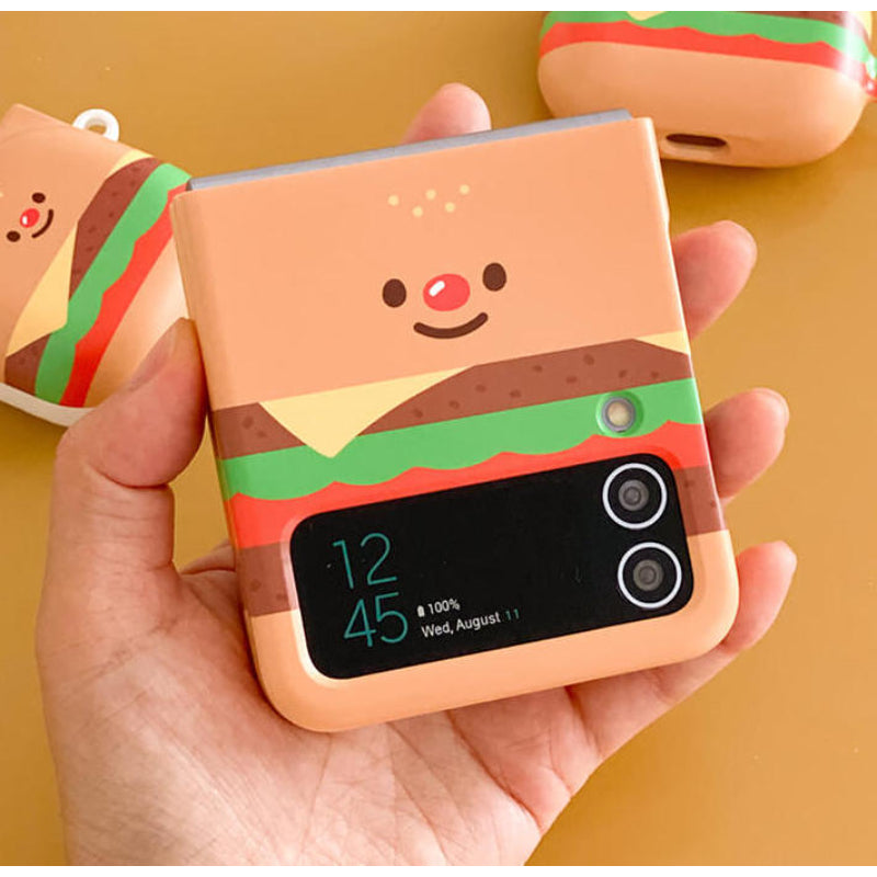 Avofriends - Cheeseburger Z Flip Case - Avofriends - Phone Case - Harumio