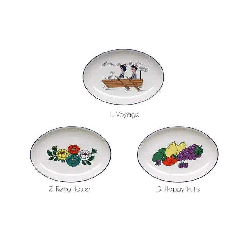 1537 - Small Oval Plate - 1537 - Plates - Harumio