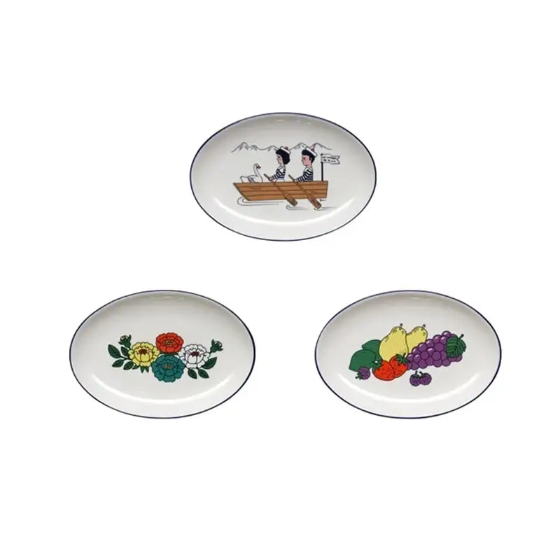 1537 - Small Oval Plate - 1537 - Plates - Harumio