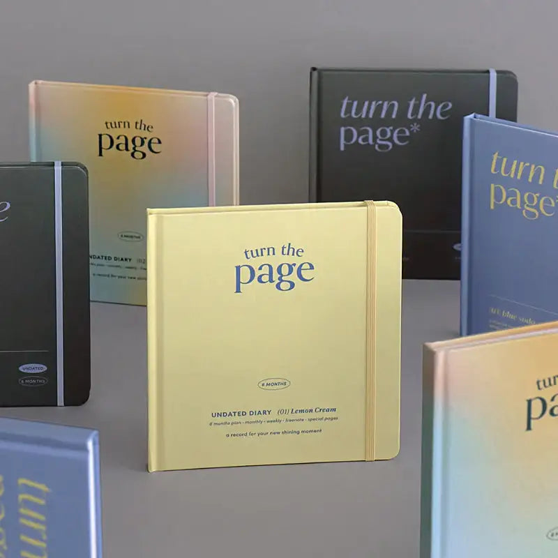 ICONIC - Turn The Page 6-Month Diary - ICONIC - Diary - Harumio