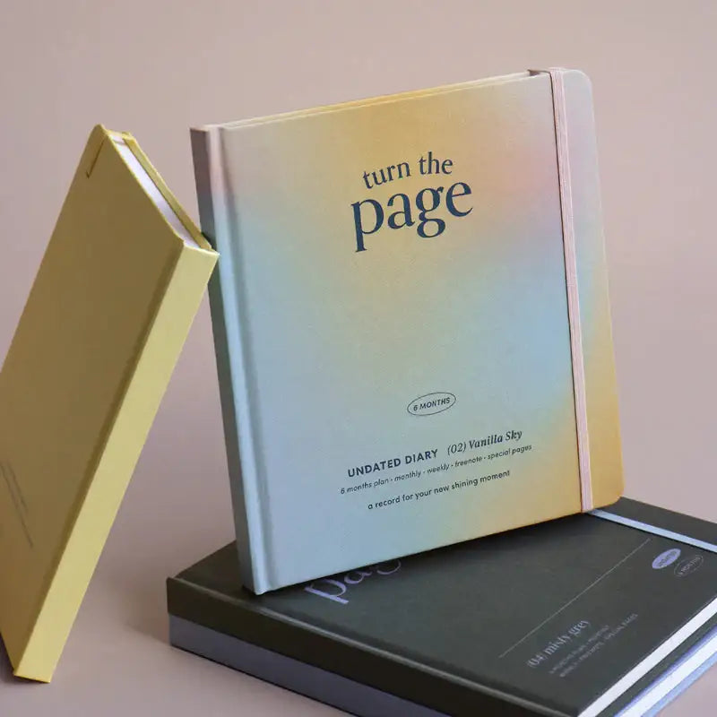 ICONIC - Turn The Page 6-Month Diary - ICONIC - Diary - Harumio