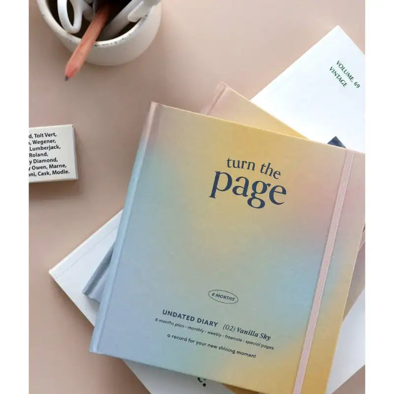 ICONIC - Turn The Page 6-Month Diary - ICONIC - Diary - Harumio