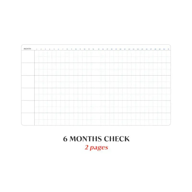 ICONIC - Turn The Page 6-Month Diary - ICONIC - Diary - Harumio