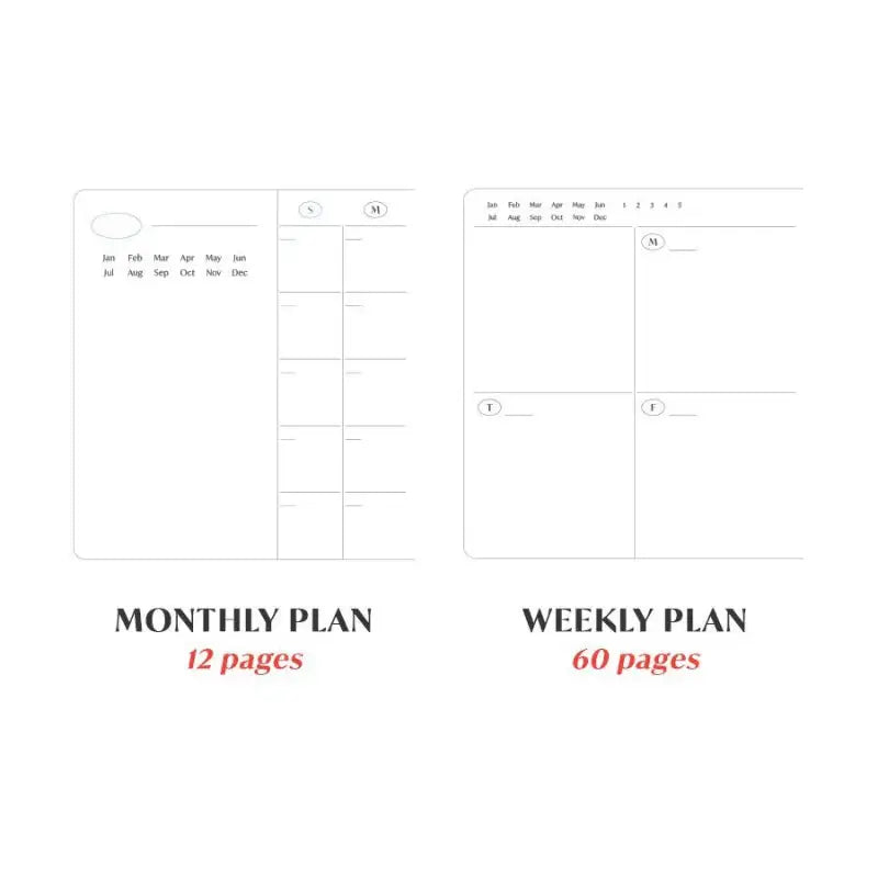 ICONIC - Turn The Page 6-Month Diary - ICONIC - Diary - Harumio