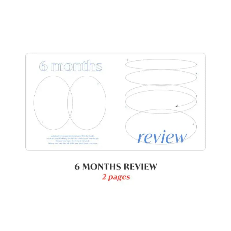 ICONIC - Turn The Page 6-Month Diary - ICONIC - Diary - Harumio