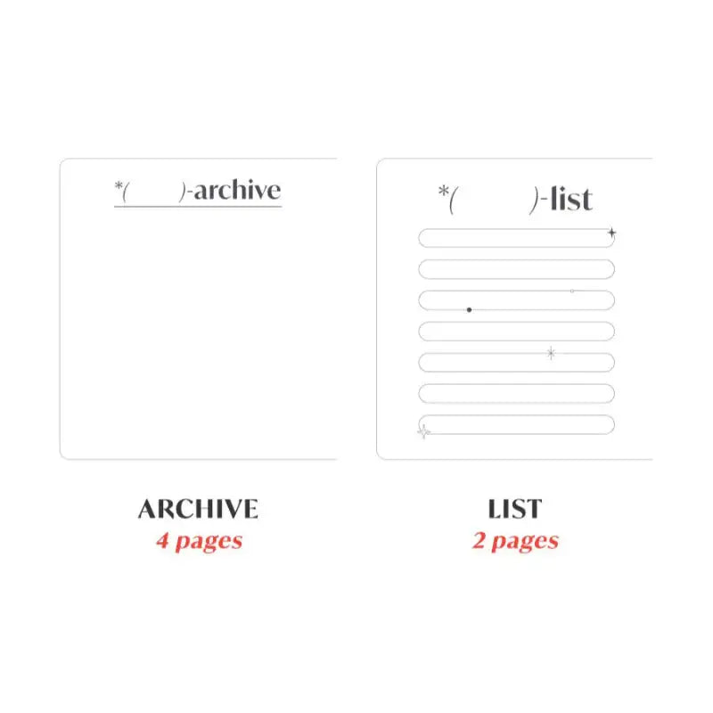 ICONIC - Turn The Page 6-Month Diary - ICONIC - Diary - Harumio