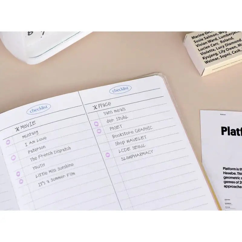 ICONIC - Turn The Page 6-Month Diary - ICONIC - Diary - Harumio