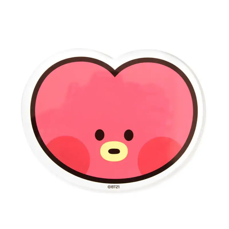 NARA HOME DECO X BT21 - Minini Face Acrylic Coaster - NARA HOME DECO - Coasters - Harumio