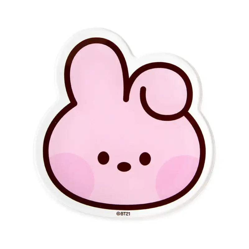 NARA HOME DECO X BT21 - Minini Face Acrylic Coaster - NARA HOME DECO - Coasters - Harumio