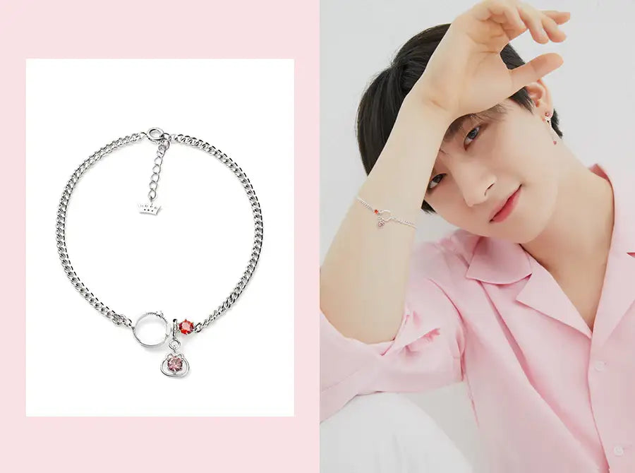 TWOTUCKGOM x MONSTA X - Birthstone Bracelet (925 Silver) - TWOTUCKGOM - Accessories, Jewelry - Harumio