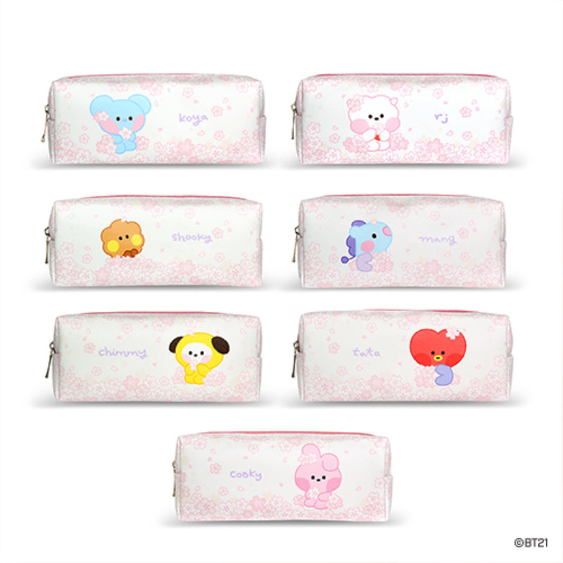 Monopoly x BT21 - Minini Pen Pouch - Cherry Blossom