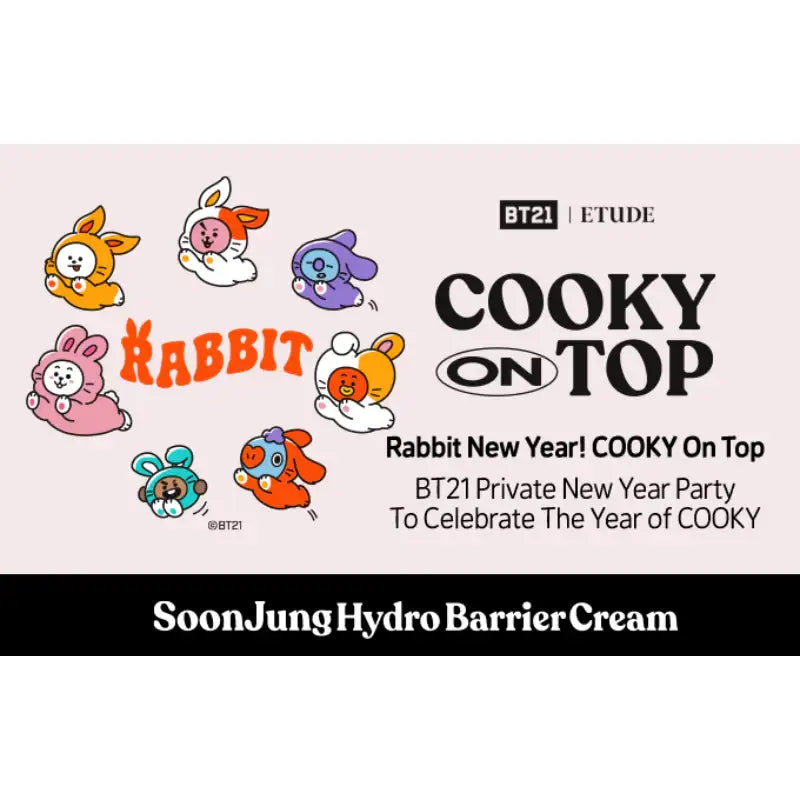 ETUDE x BT21 - SoonJung Hydro Barrier Cream - ETUDE x BT21 - Moisturizer - Harumio