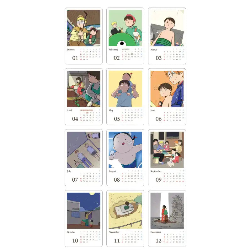 We Are the Zombies - 2023 Acrylic Calendar - Webtoon Friends - Calendar - Harumio